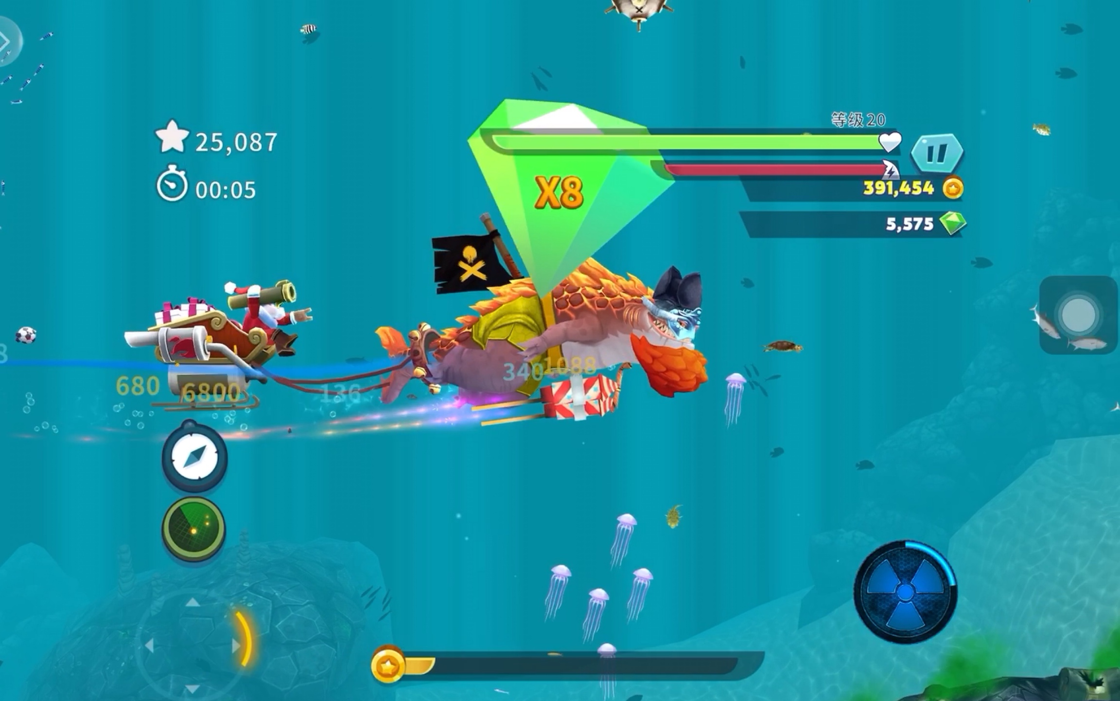 饥饿鲨最新破解版苹果版(饥饿鲨破解版无限钻石苹果版)-第6张图片-有道翻译官网